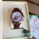 Best Buy Knockoff Rolex Daytona Rose Gold & Black Bezel Brown Leather Strap Watch (9)_th.jpg